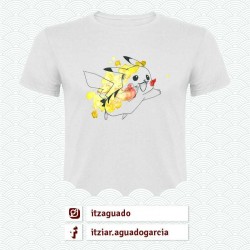 Camiseta Pikachu: Pokemon 1ª Generación (@ItzAguado)