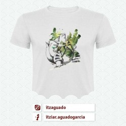 Camiseta Tyranitar: Pokemon 2ª Generación (@ItzAguado)
