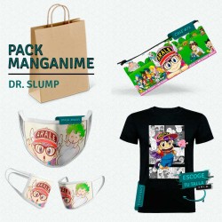 Pack: Dr. Slump (estuche, mascarilla y camiseta)