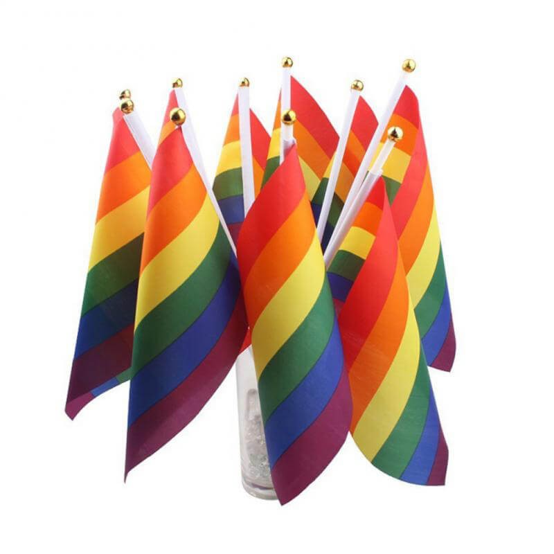 Grupo de banderas decorativas LGBT