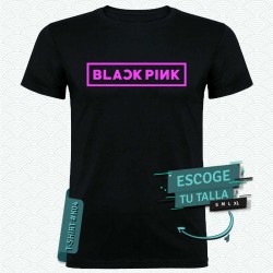 Camiseta negra de Black Pink